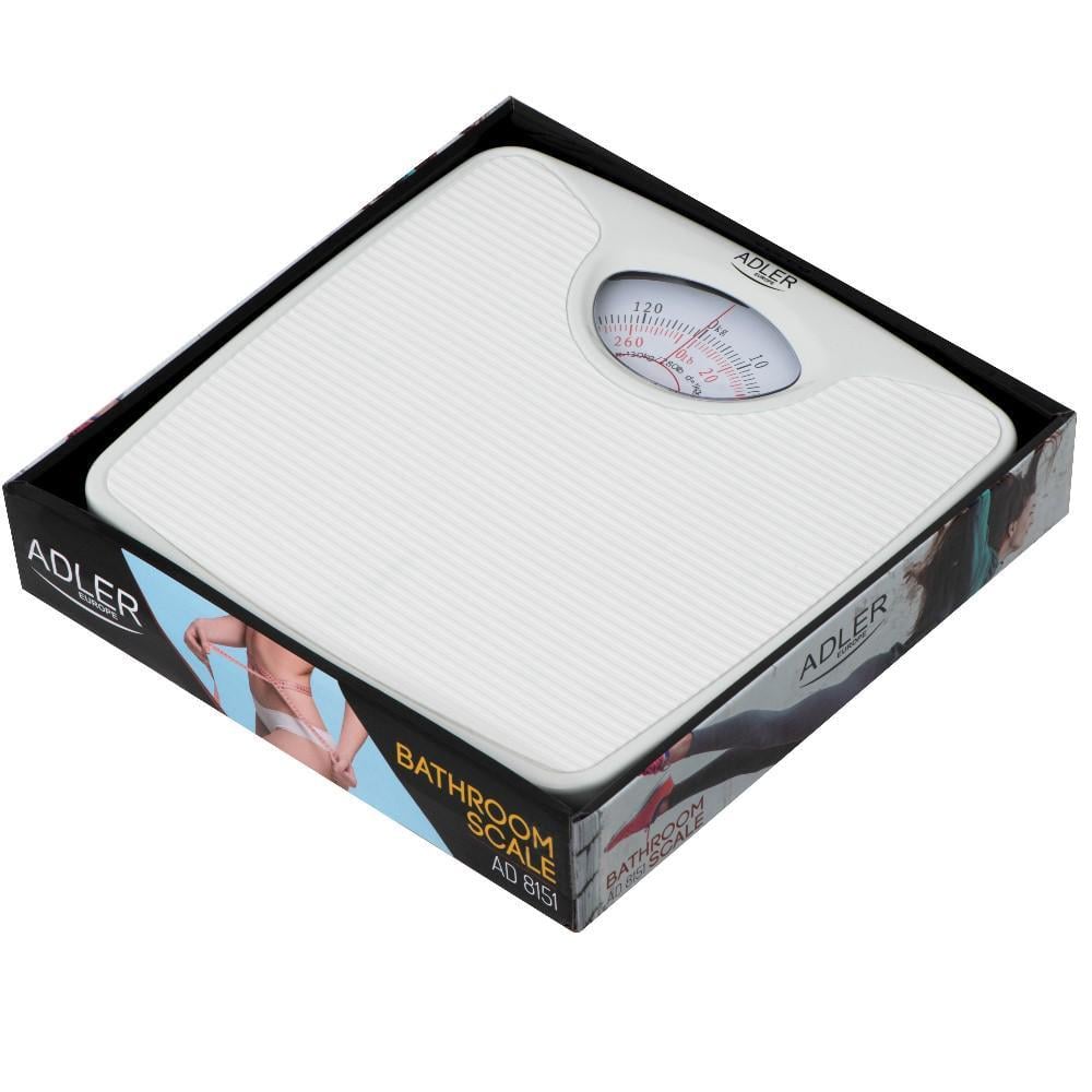 Весы напольные механические ADLER AD 8151 до 130 кг White - фото 7 Весы напольные механические ADLER AD 8151 до 130 кг White - фото 7