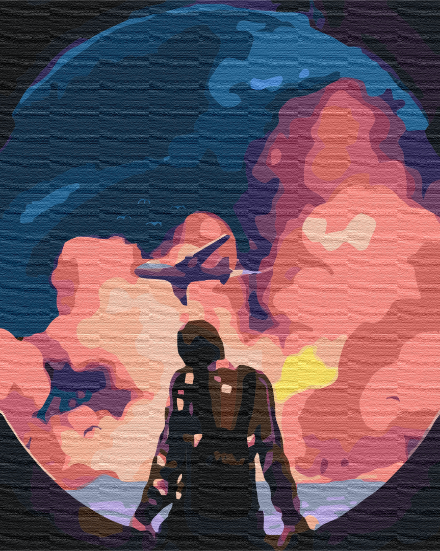 Картина по номерам Brushme Мечты о полете 48x60 см (BS35340L)