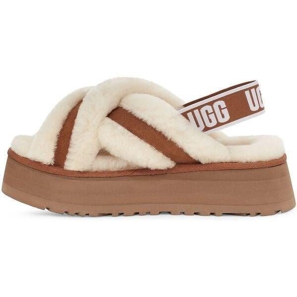 Угги женские UGG Disco Cross Slides р. 36 Chestnut (1121550) - фото 3 Угги женские UGG Disco Cross Slides р. 36 Chestnut (1121550) - фото 3