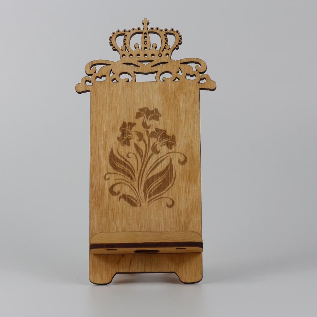 Підставка-тримач для телефону з дерева 17 (03020032)