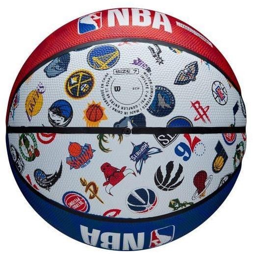 Мяч баскетбольный Wilson NBA ALL TEAM BSKT RWB 7 (WTB1301XBNBA) - фото 6