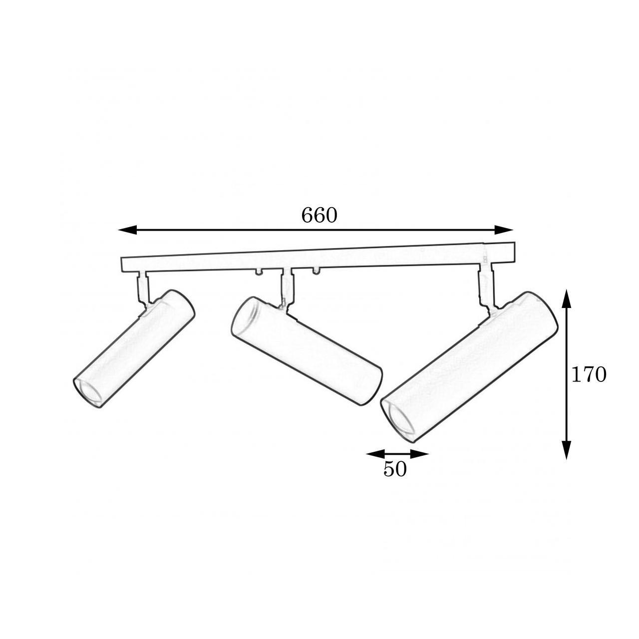 Светильник потолочный MSK Electric Telescope с поворотными плафонами под лампы Е27 Черный (NL 1750-3) - фото 2 Светильник потолочный MSK Electric Telescope с поворотными плафонами под лампы Е27 Черный (NL 1750-3) - фото 2