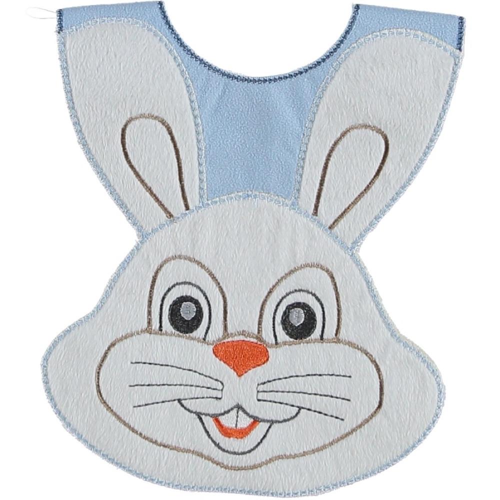 Слинявчик на липучці Babytone Зайка для хлопчиків (260251g)