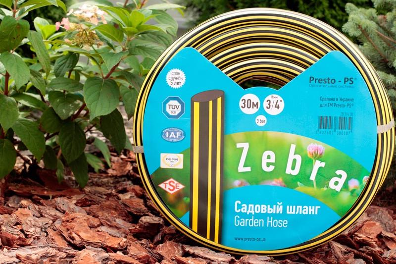 Шланг поливальний садовий Presto-PS Зебра d 3/4" 20 м (ZB 3/4 20) - фото 5 Шланг поливальний садовий Presto-PS Зебра d 3/4" 20 м (ZB 3/4 20) - фото 5