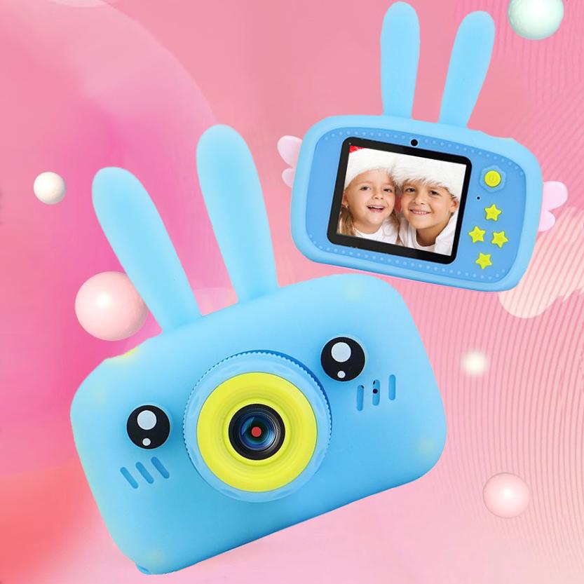 Детская фотокамера Kids Funny Camera 3.0 Pro с картой памяти 16 Гб Синий - фото 2