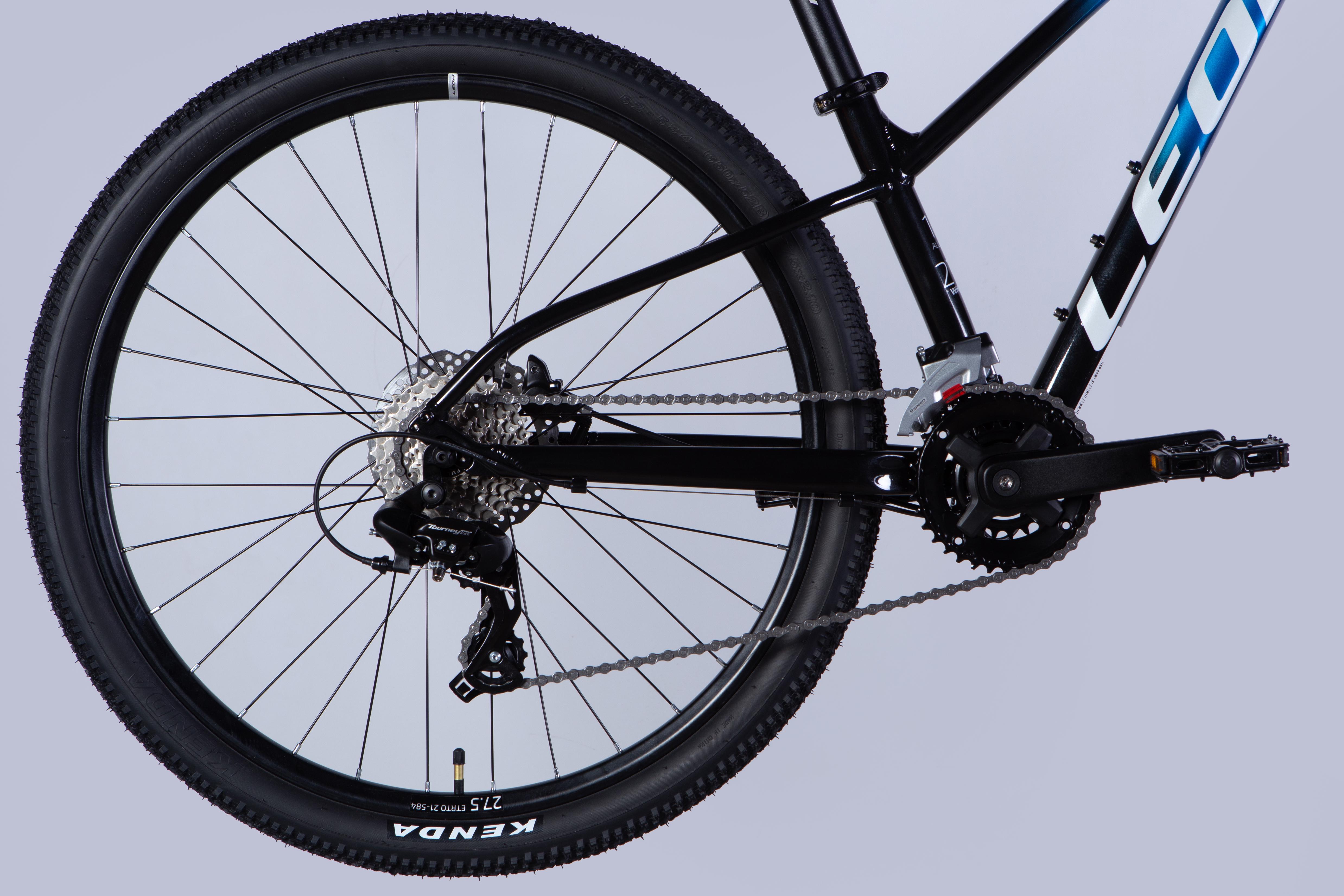 Велосипед Leon 2025 XC 100 HDD AL 27,5" рама 13" Синий с черным (OPS-LN-27,5-036) - фото 7 Велосипед Leon 2025 XC 100 HDD AL 27,5" рама 13" Синий с черным (OPS-LN-27,5-036) - фото 7