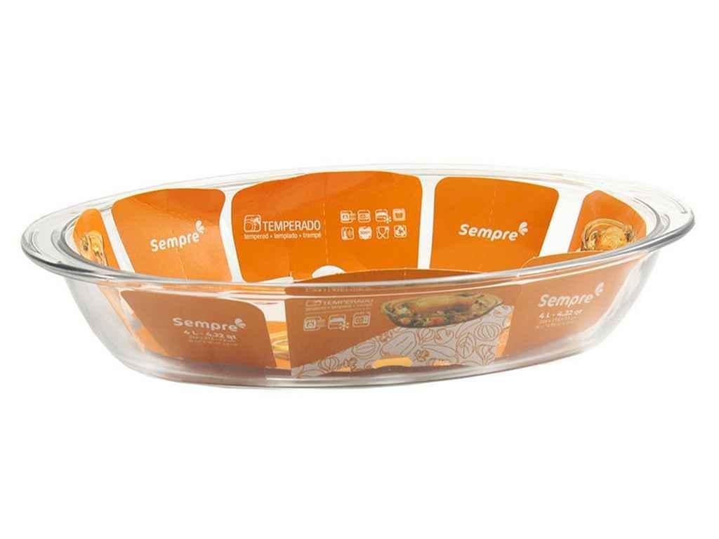 Форма для випiчки Sempre овальна 4 л 6814 (739833) Форма для випiчки Sempre овальна 4 л 6814 (739833)