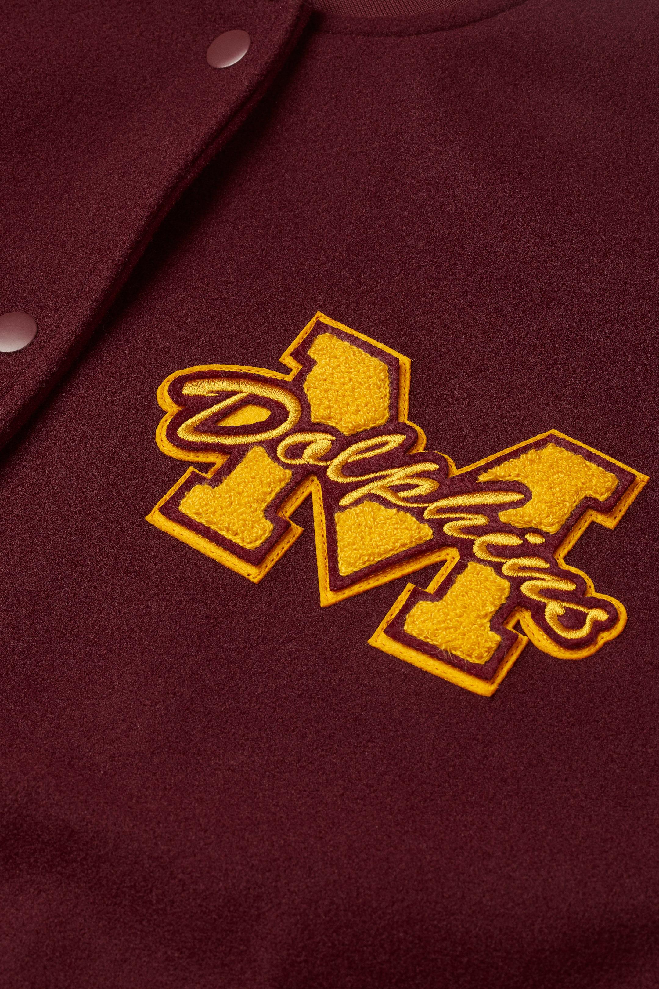 Бомбер H&M XXL Бордовий (E7081011655) - фото 2 Бомбер H&M XXL Бордовий (E7081011655) - фото 2