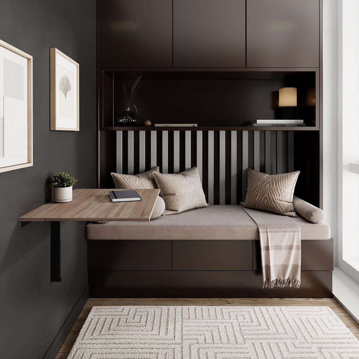 Стол-трансформер ART IN HEAD Mini 900x120 мм Дуб винтаж оксид (TB20090000030) - фото 5 Стол-трансформер ART IN HEAD Mini 900x120 мм Дуб винтаж оксид (TB20090000030) - фото 5