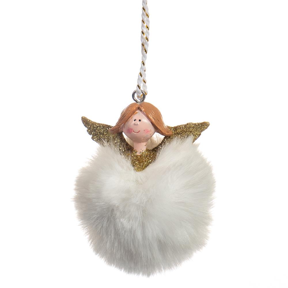 Набір новорічних прикрас Elisey Пухнастий бейбі 6 шт. (6003-024)