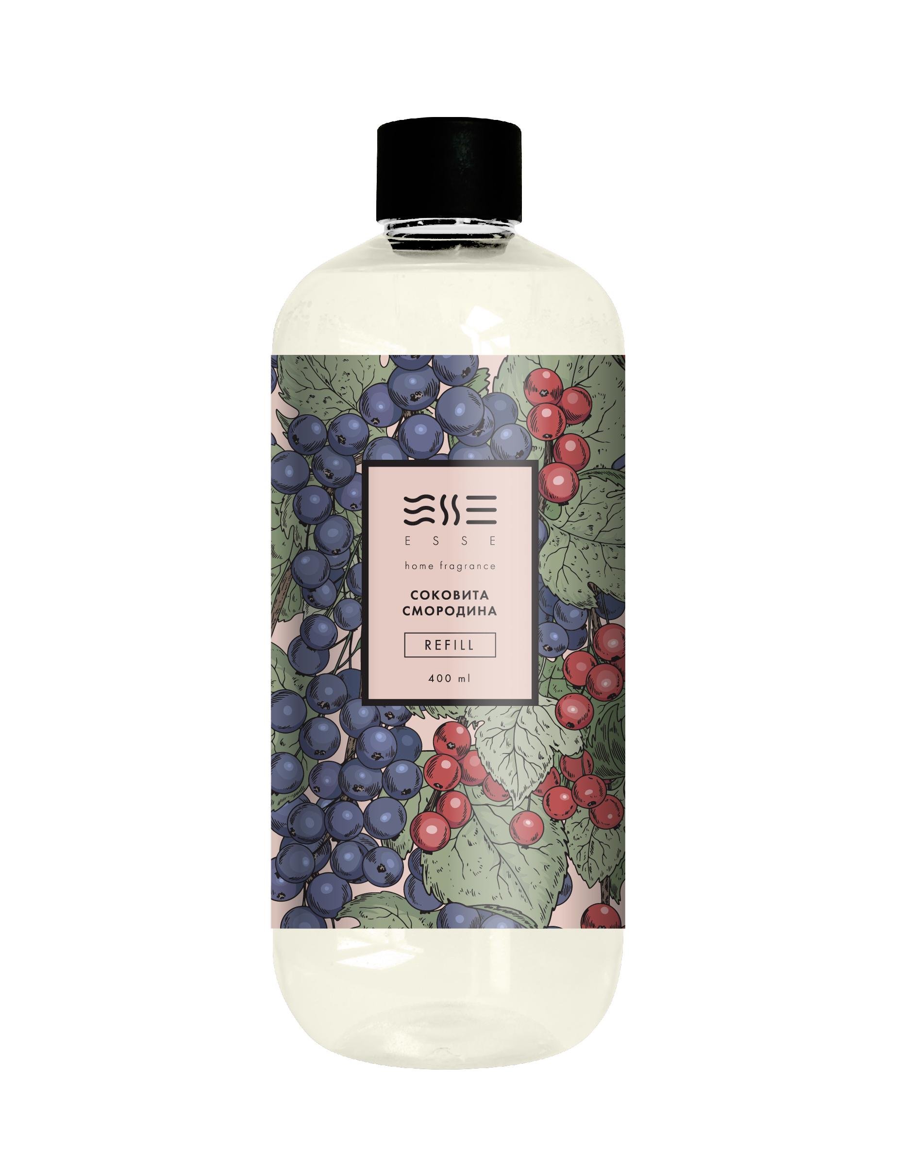 Наповнювач для аромадифузору Esse HOME Соковита смородина 400 мл (32161599)