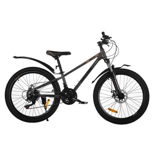 Велосипед SPARK HOLD колеса 24" стальная рама 11" Темно-графитовый (000239391)