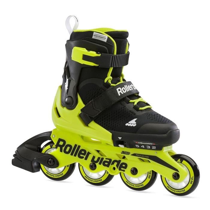 Ролики дитячі Rollerblade Microblade Neon Yellow 2021 36/40,5 Чорний/Жовтий - фото 1