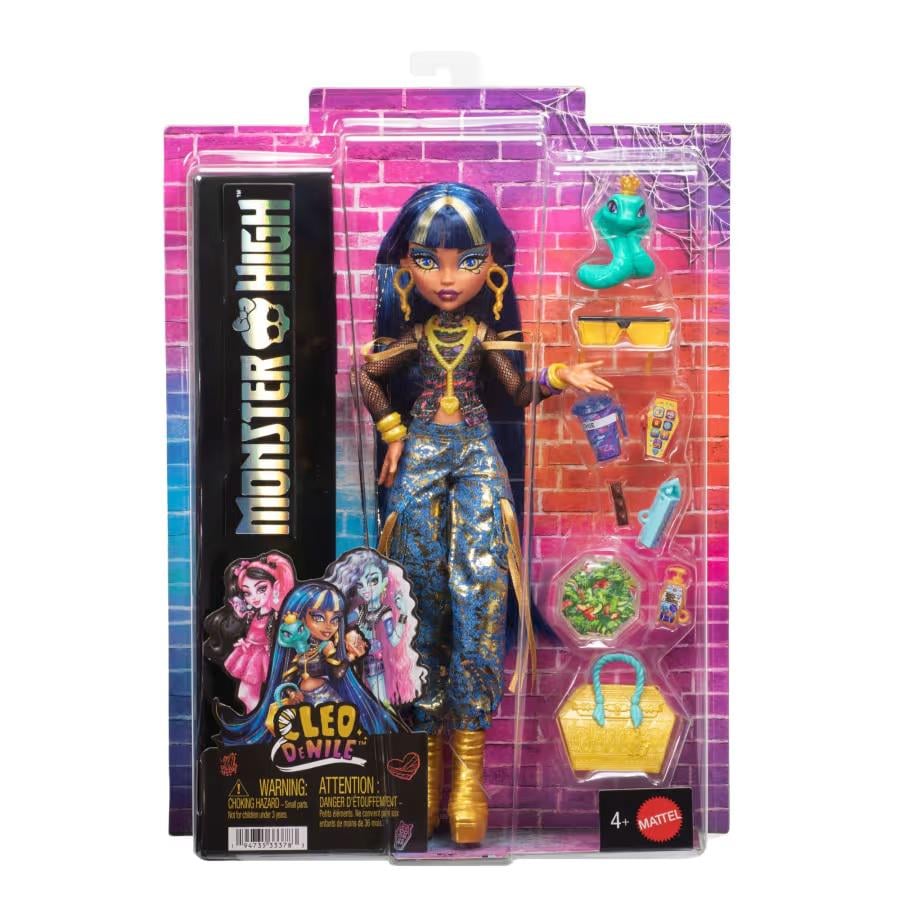 Лялька Monster High Cleo De Nile Fabulous Fashion Doll (31073849) - фото 5 Лялька Monster High Cleo De Nile Fabulous Fashion Doll (31073849) - фото 5