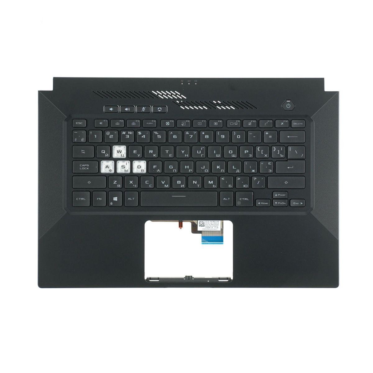 Топкейс с клавиатурой для ноутбука FX516 TUF Dash Asus (90NR0651-R31UA0)
