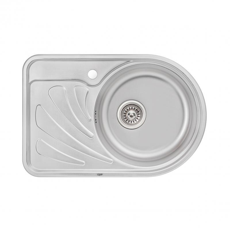 Кухонная мойка Q-tap 6744R 0,8 мм Micro Decor (QT6744RMICDEC08)