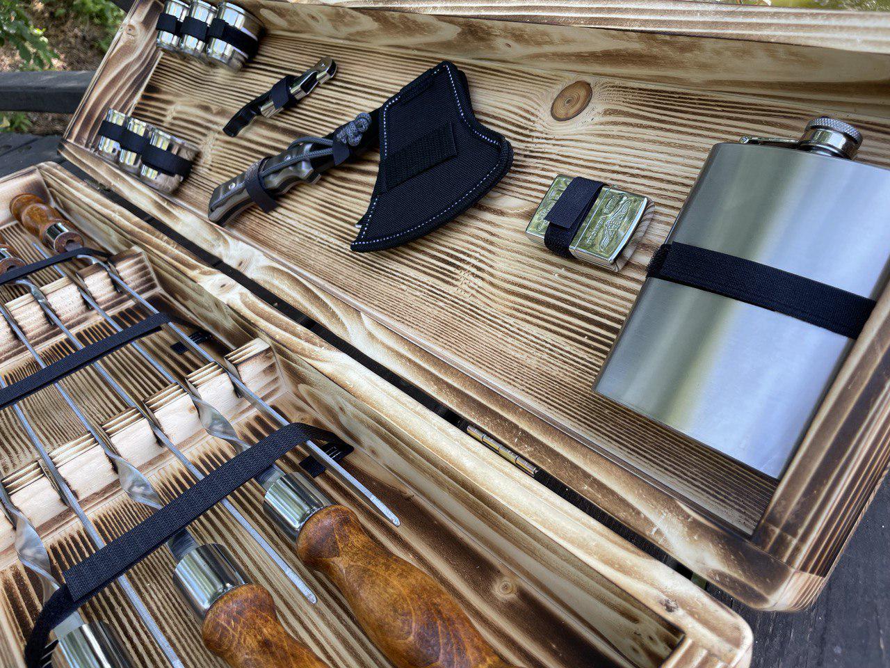 Набір шампурів 3 для шашлику (Україна 3) - фото 6 Набір шампурів 3 для шашлику (Україна 3) - фото 6