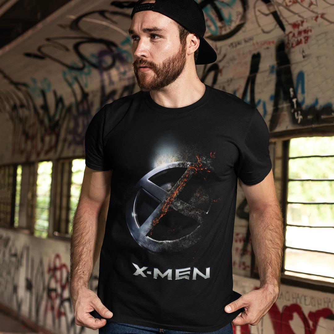 Футболка унісекс X Men Logo 4XL Чорний (00000009129)