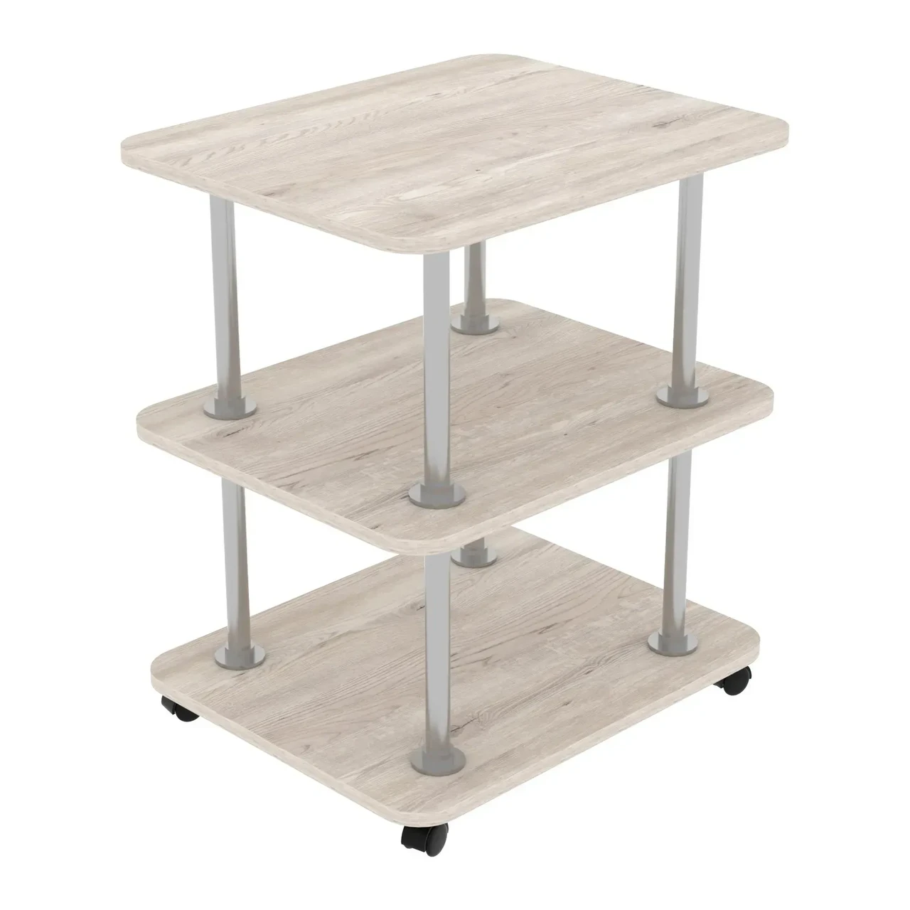 Тумба мобільна на коліщатках Kontinent ТМ-4 55х45х70 см Самоа Димчастий (84073444) - фото 1