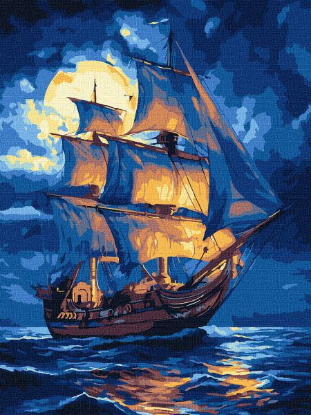 Картина за номерами Ideyka Легенда хвиль 30x40 см (Id-KHO6372)