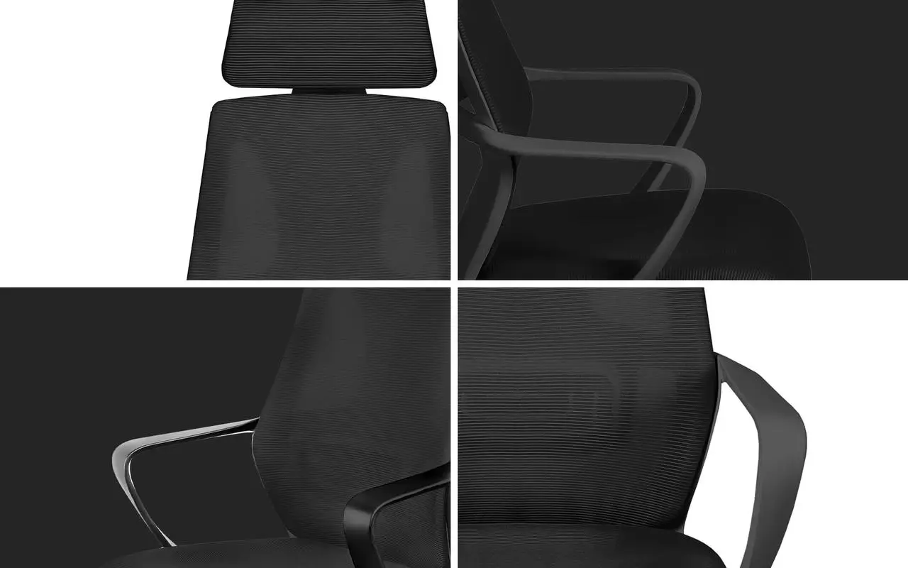 Офисное кресло Markadler Manager 2.8 с сеткой AirMESH до 130 кг. Black (29711163) - фото 3 Офисное кресло Markadler Manager 2.8 с сеткой AirMESH до 130 кг. Black (29711163) - фото 3