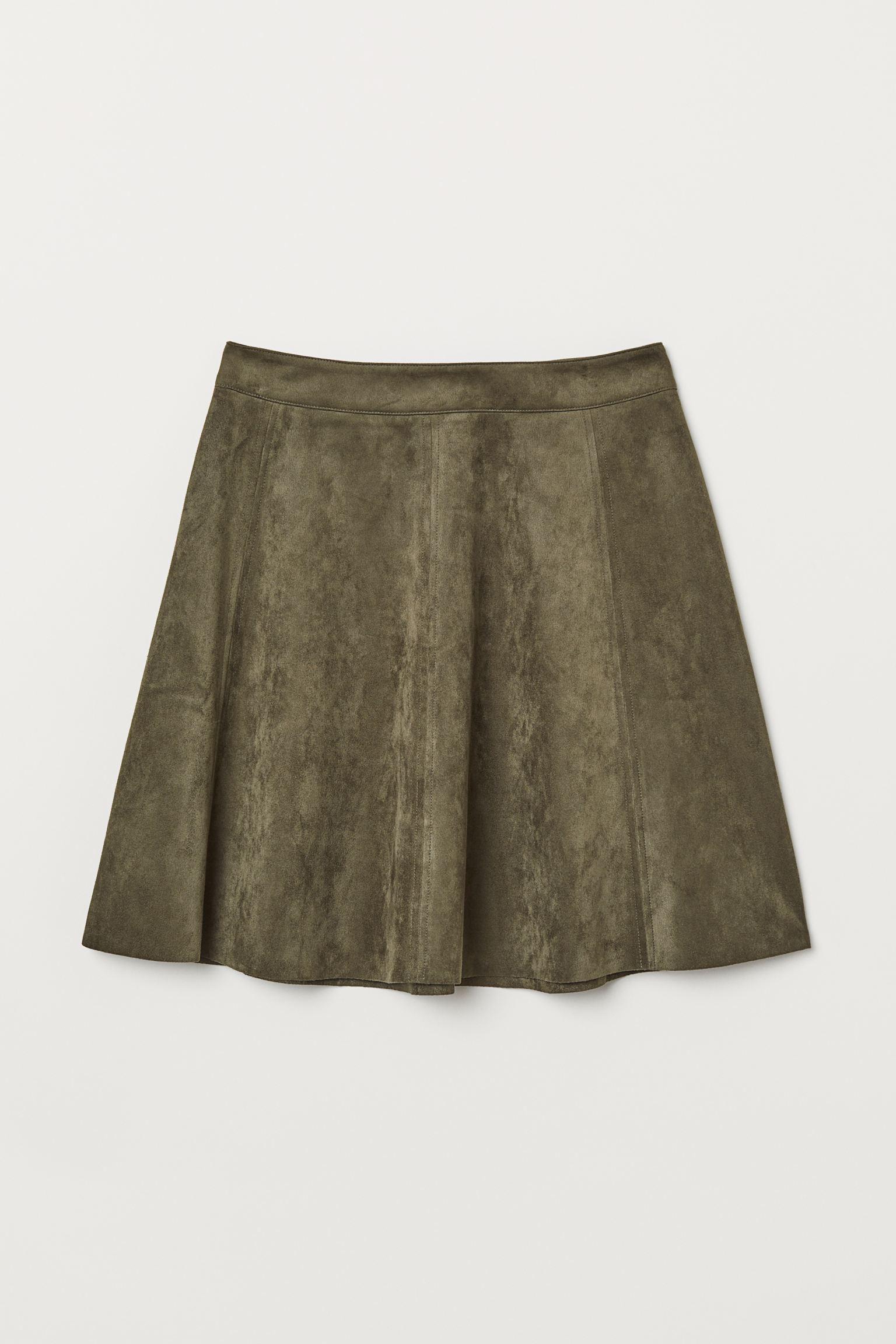 Спідниця H&M р. 46 Хакі (605939)