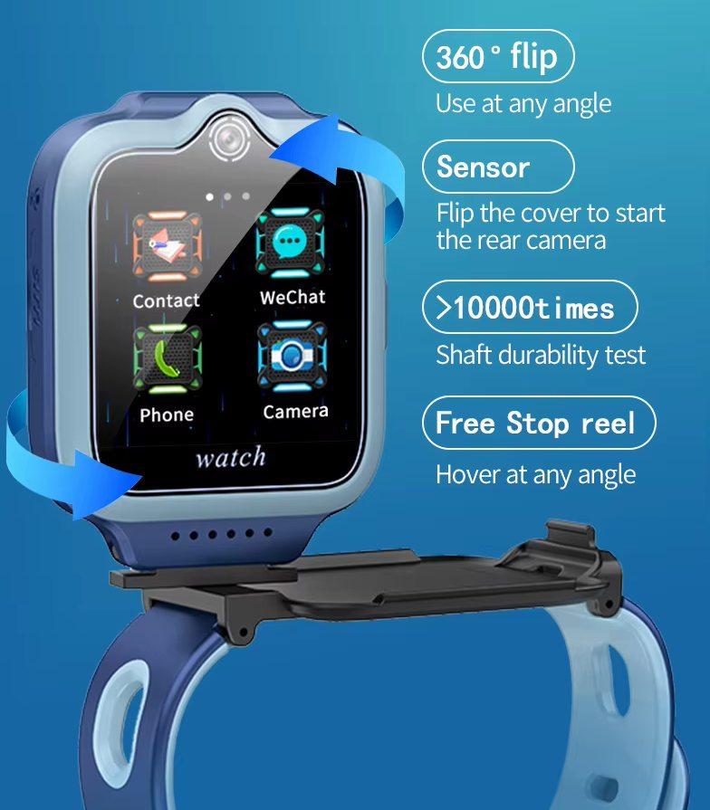 Смарт-часи дитячі Lemfo T30G з прослуховуванням/16 Гб пам'яті/GPS/4G Рожевий (123498) - фото 7