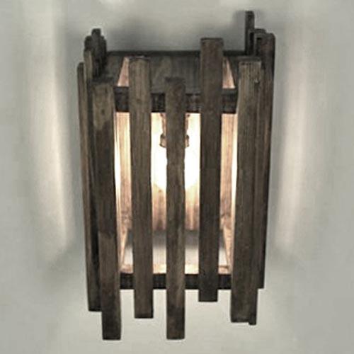 Светильник настенный из дерева Ашфлет Мокко (БРА-005510)