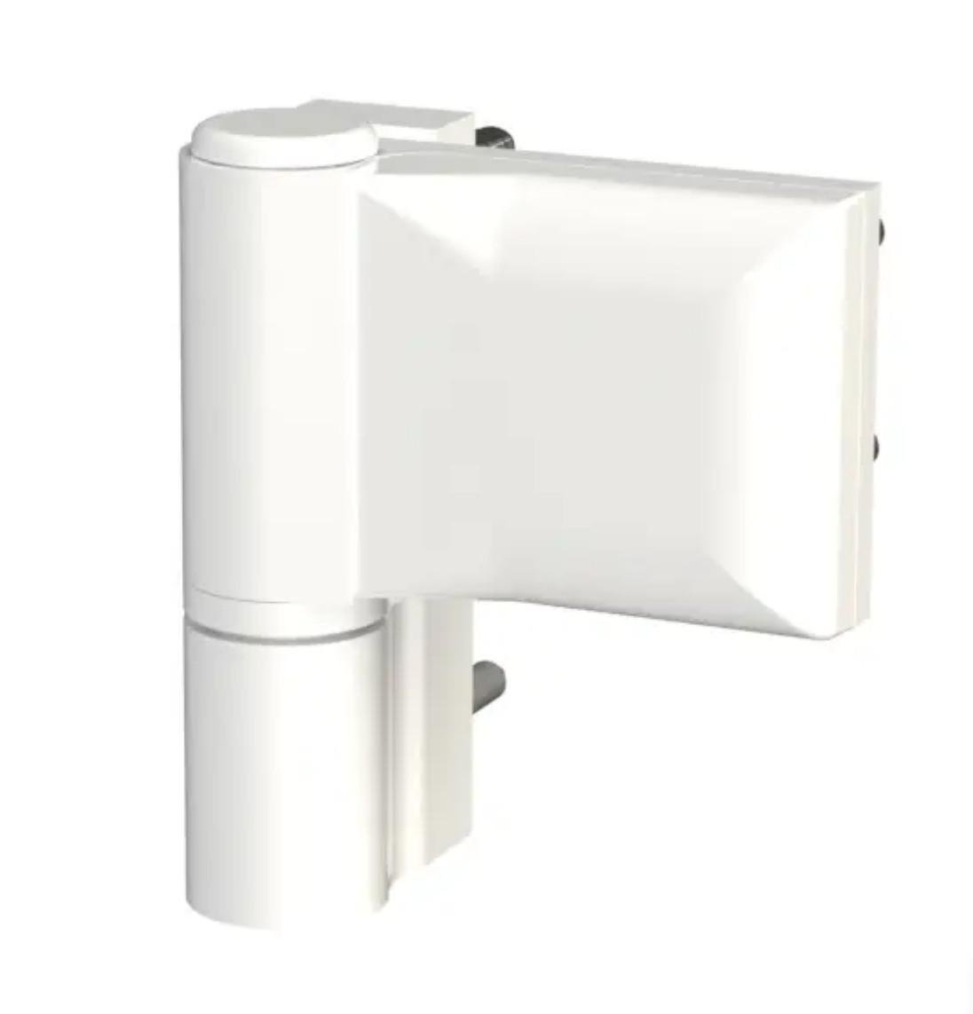 Петля накладная усиленная для металлопластиковых балконных дверей и окон DK Белый (DK9016) Петля накладная усиленная для металлопластиковых балконных дверей и окон DK Белый (DK9016)