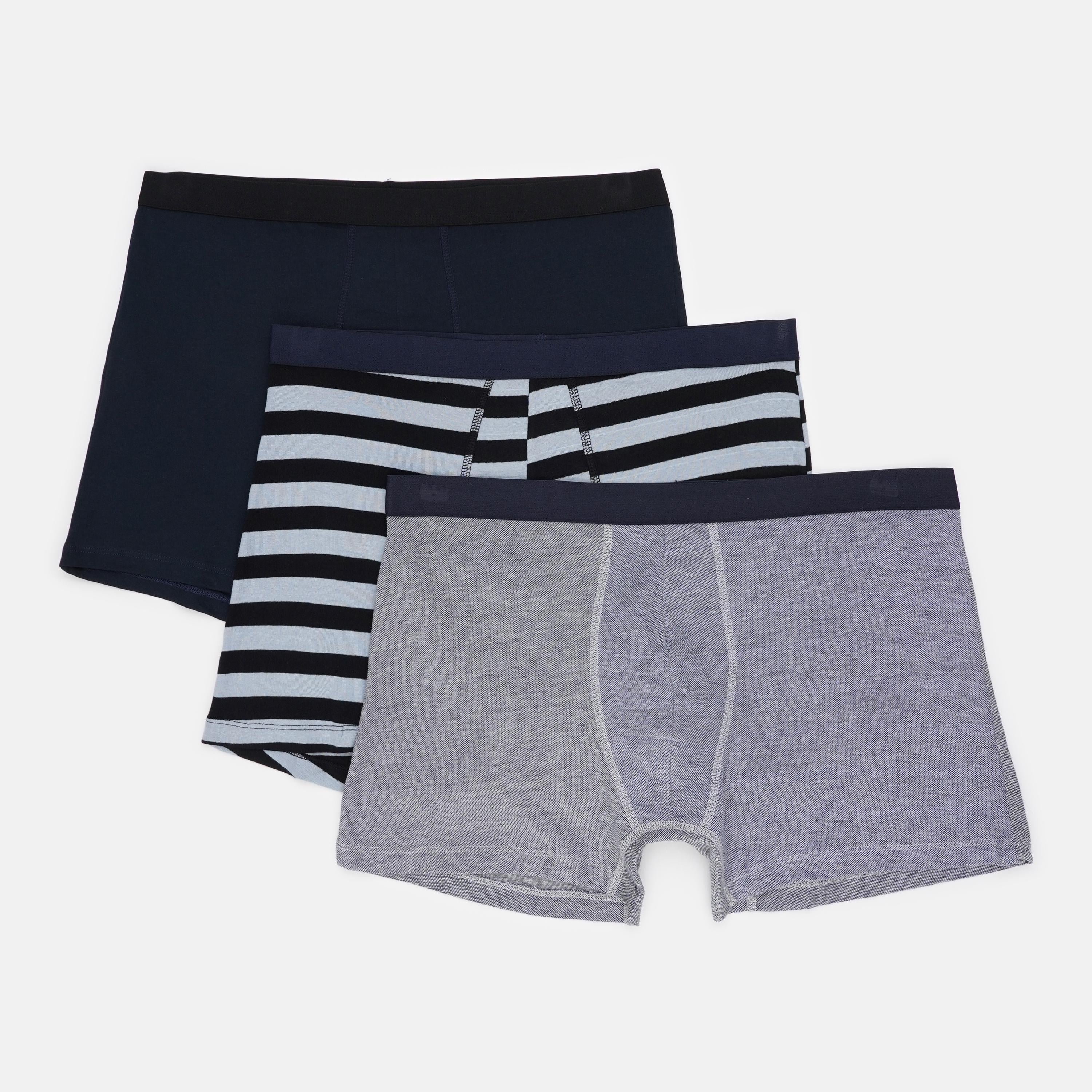 Труси Basic Collection 3 шт. XL Синій/Блакитний (14380902463)