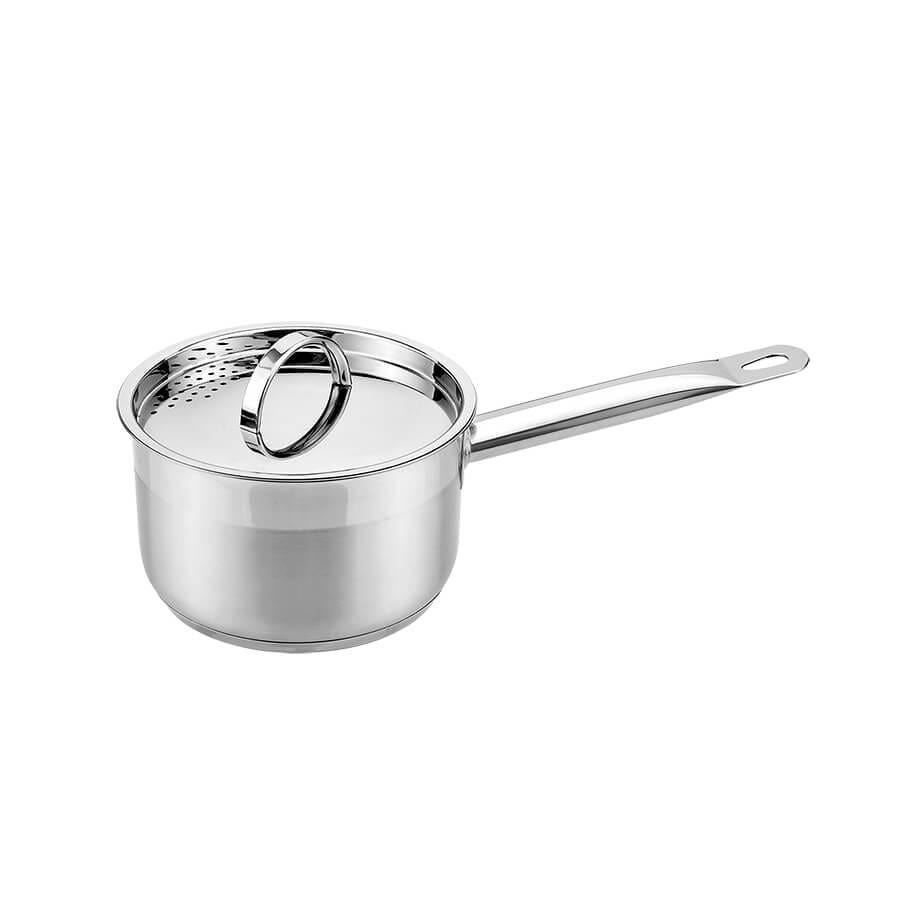 Ковш 0.75л с крышкой-дуршлагом для всех видов плит