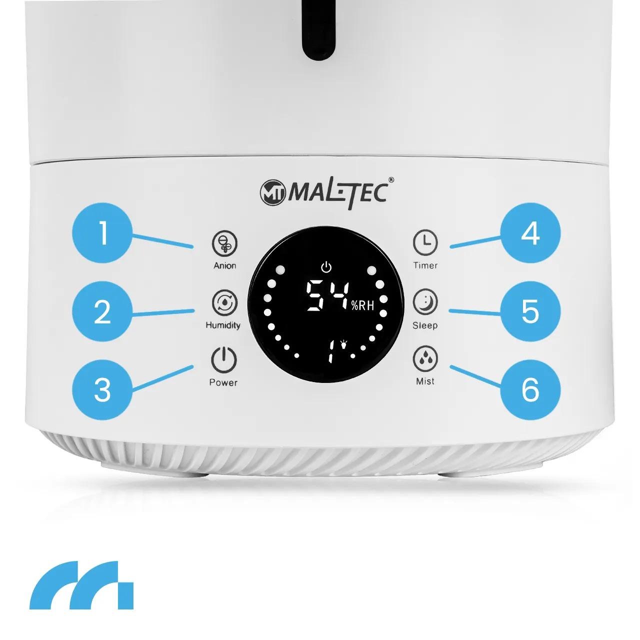 Ультразвуковий зволожувач повітря Maltec з ароматизацією та очисткою повітря 25 Вт 5 л (WT-5000) - фото 3