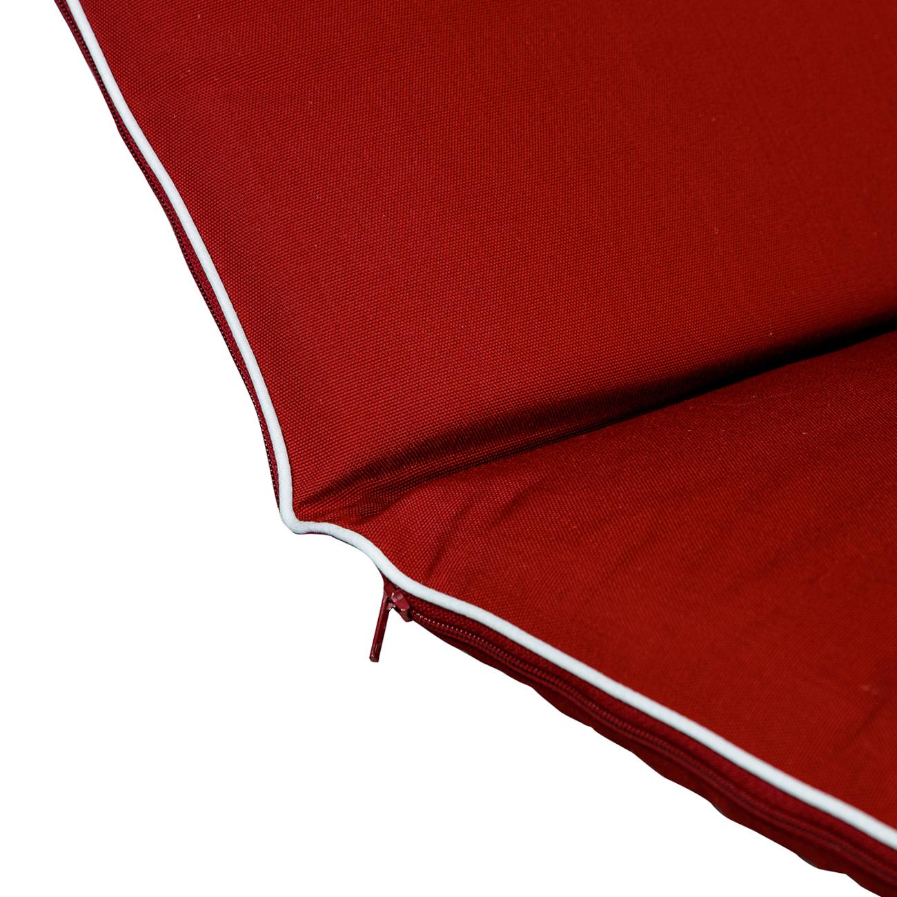 Матрас для шезлонга Ost-Fran TRIO тексилк 189x58x5 см Бордовый 2933 (3907) - фото 3