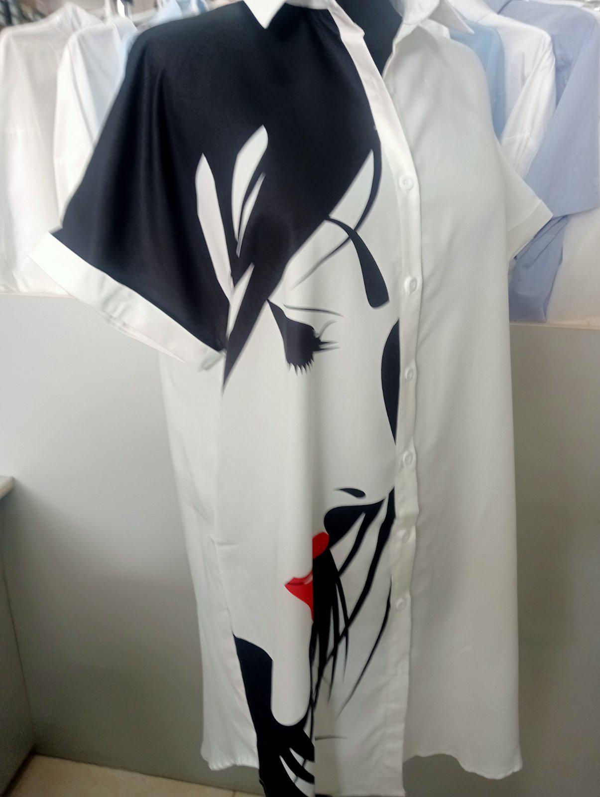 Сукня-сорочка з принтом (00216) - фото 3