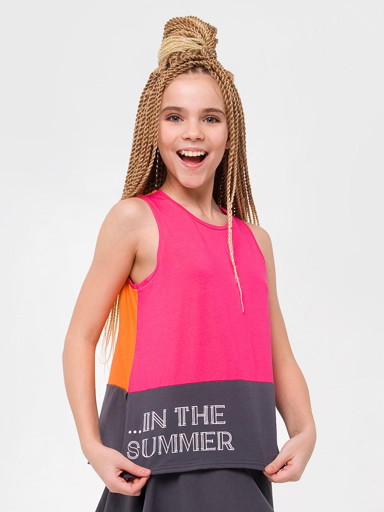 Майка Smil 158 см Темно-Розовый (110651)