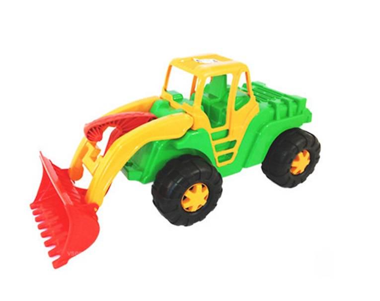 Детский бульдозер-толокар Orion 150 с подвижным погрузчиком (42449)