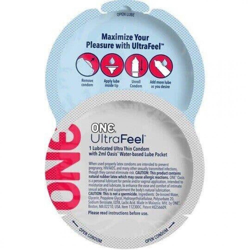Набор ультратонких презервативов ONE ULTRA Feel 5 шт. (ON221422)