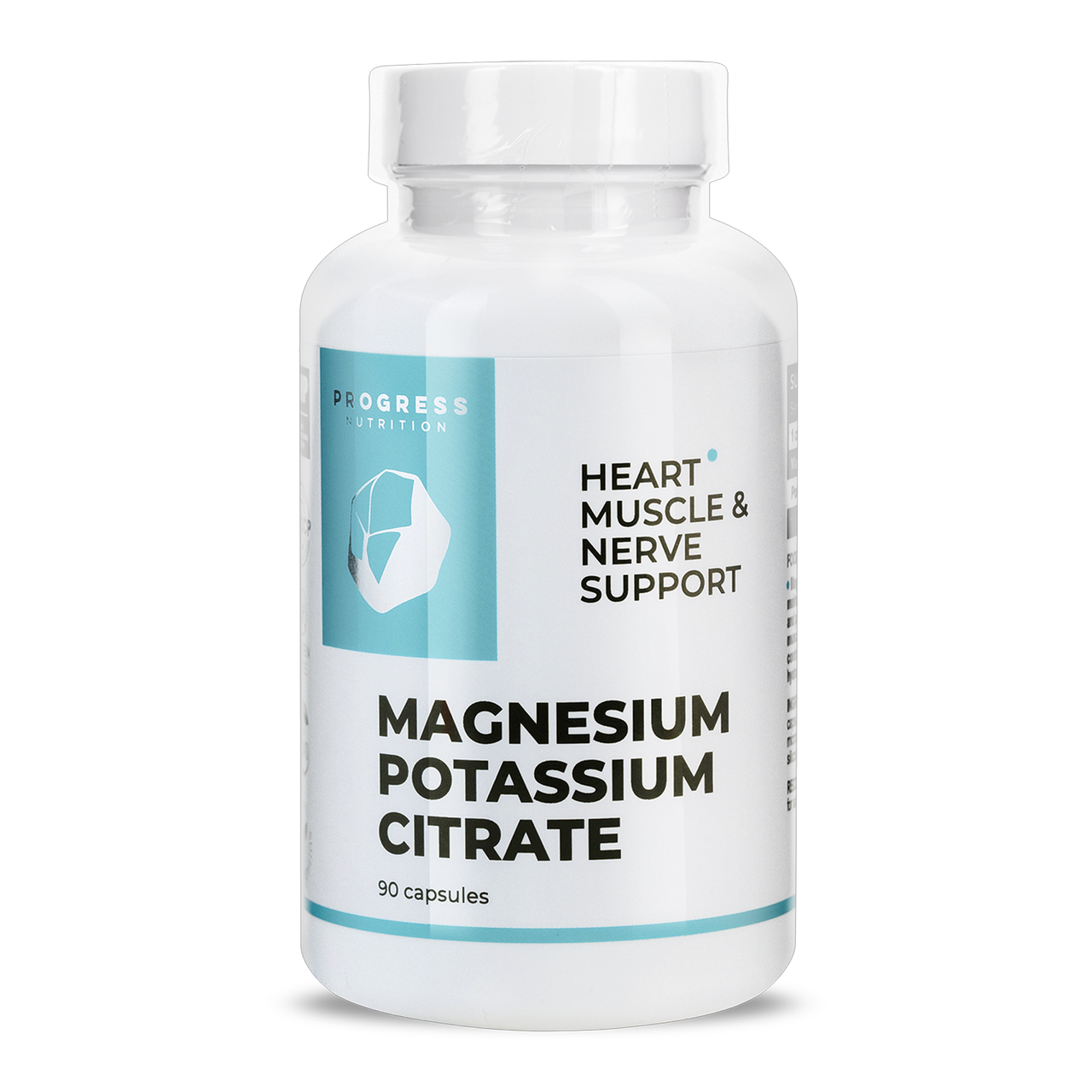 Магній цитрат/Калій цитрат Progress Nutrition Magnesium Potassium Citrate 90 капс. (23255-01)