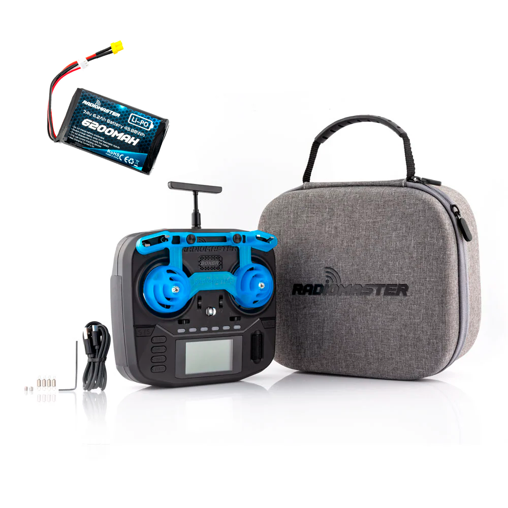 Пульт Radiomaster Boxer ELRS M2 з акумулятором 2S Li-PO 1x6200 мАг Пульт Radiomaster Boxer ELRS M2 з акумулятором 2S Li-PO 1x6200 мАг