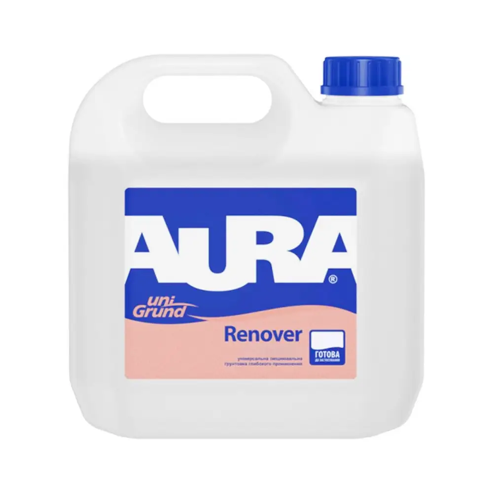 Грунтовка укрепляющая глубокого проникновения Aura Unigrund Renover 5 л (2568805774) Грунтовка укрепляющая глубокого проникновения Aura Unigrund Renover 5 л (2568805774)