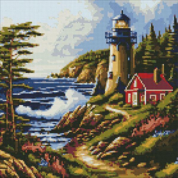 Алмазная мозаика Ideyka Морской бриз 40x40 см (AMO7817)