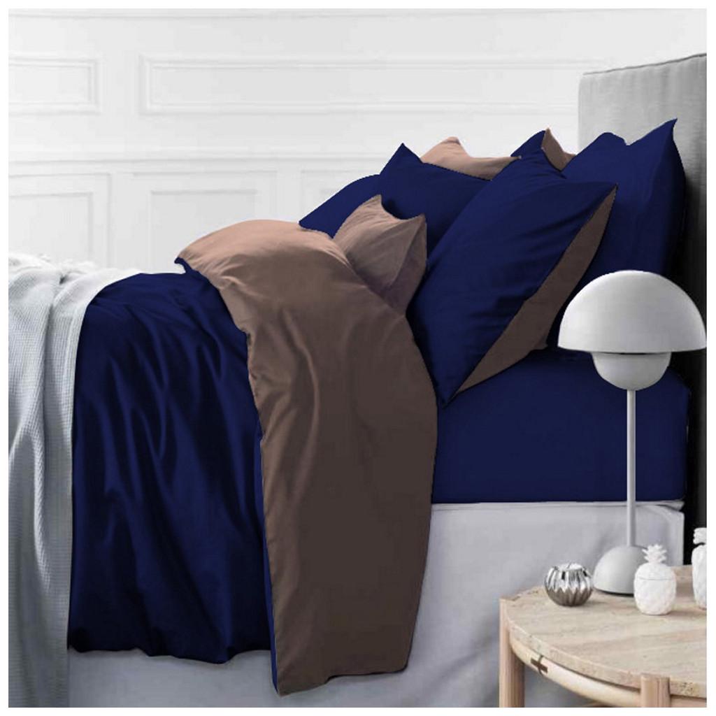 Комплект постельного белья MirSon Premium 0211+4052 Сатин Azure Сатин 220х240 см King Size (2200001169623)
