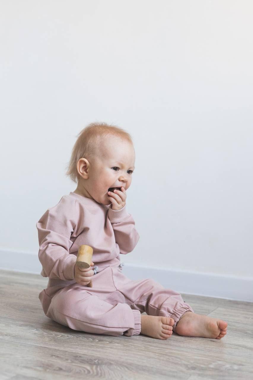 Детский костюм для малыша свитшот и штанишки 62 см Лате (2685669834)