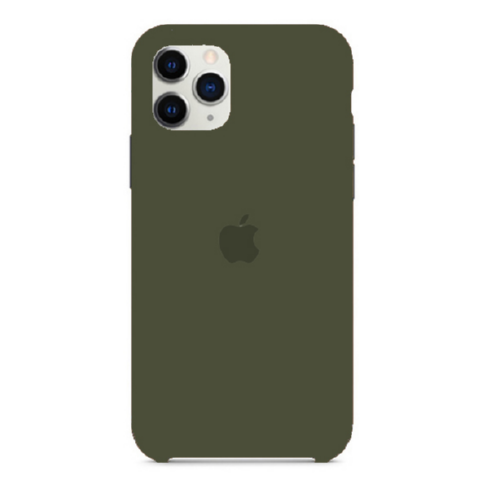 Чехол SIlicone Case для Apple iPhone 11 Pro Max Protective Matte Forest Green