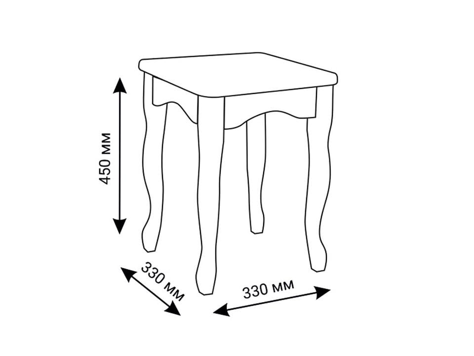 Табурет дерев'яний №1 Сірий - фото 2 Табурет дерев'яний №1 Сірий - фото 2