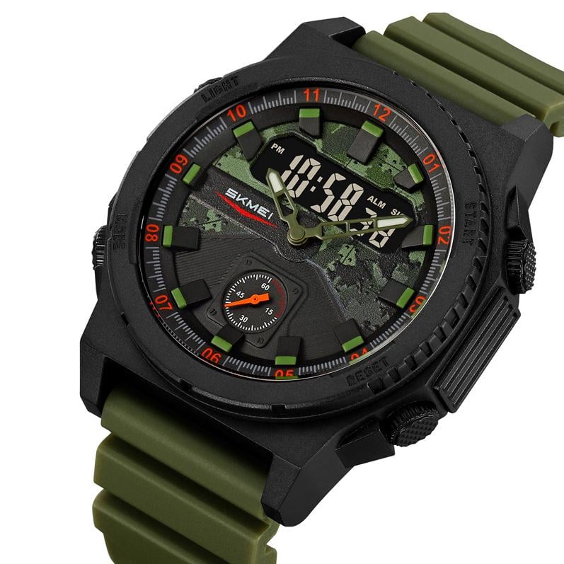 Наручные часы Skmei 2355AG 5 ATM Army Green (29424648)