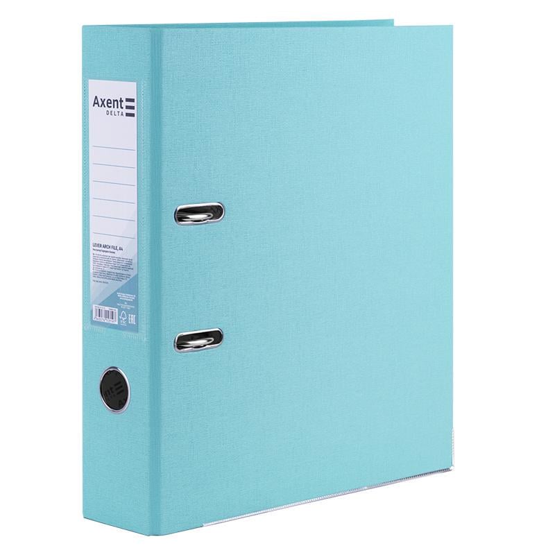 Папка-регистратор Axent Delta Pastelini односторонняя A4 75 мм Бирюзовый (D1714-22P)