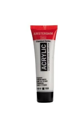 Краска акриловая Amsterdam 20 мл Белый (1070)