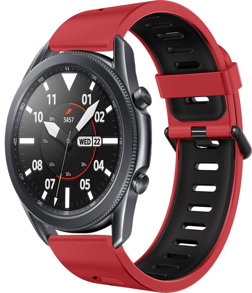 Ремінець Traf для Galaxy Watch 3 45mm Red-Black (32523)