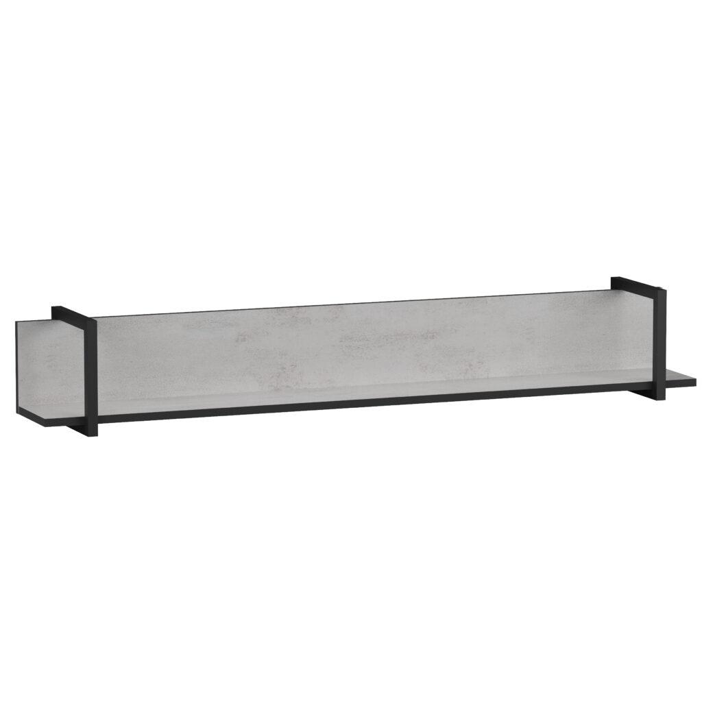 Полка настенная Moreli F-0015 135,8х22х22 см Бетон тефра (25740070) Полка настенная Moreli F-0015 135,8х22х22 см Бетон тефра (25740070)